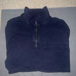 H&M Navy Quarter Zip – Clean & Versatile
